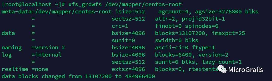 CentOS7 重分区流水操作备忘