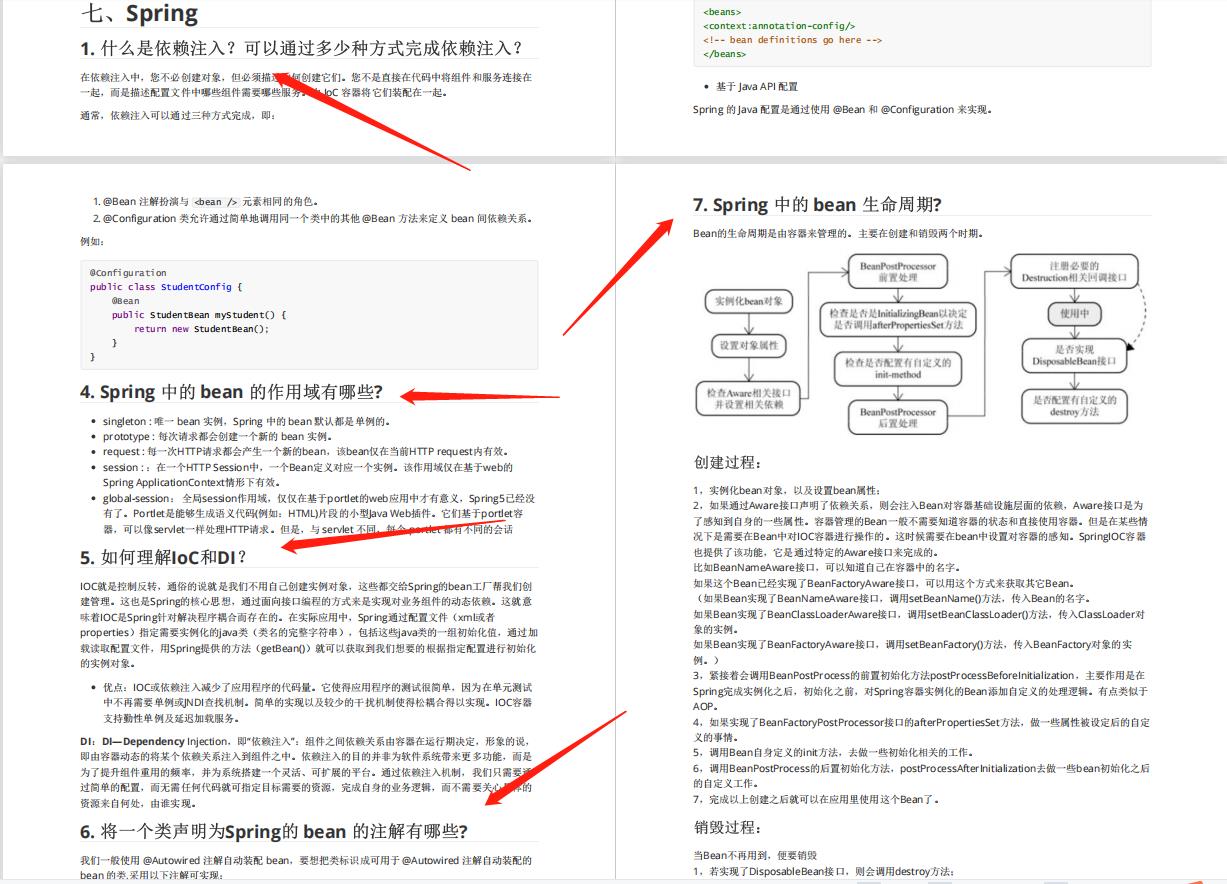 2021备战秋招10W字面试小抄pdf版，附操作系统、计算机网络面试题