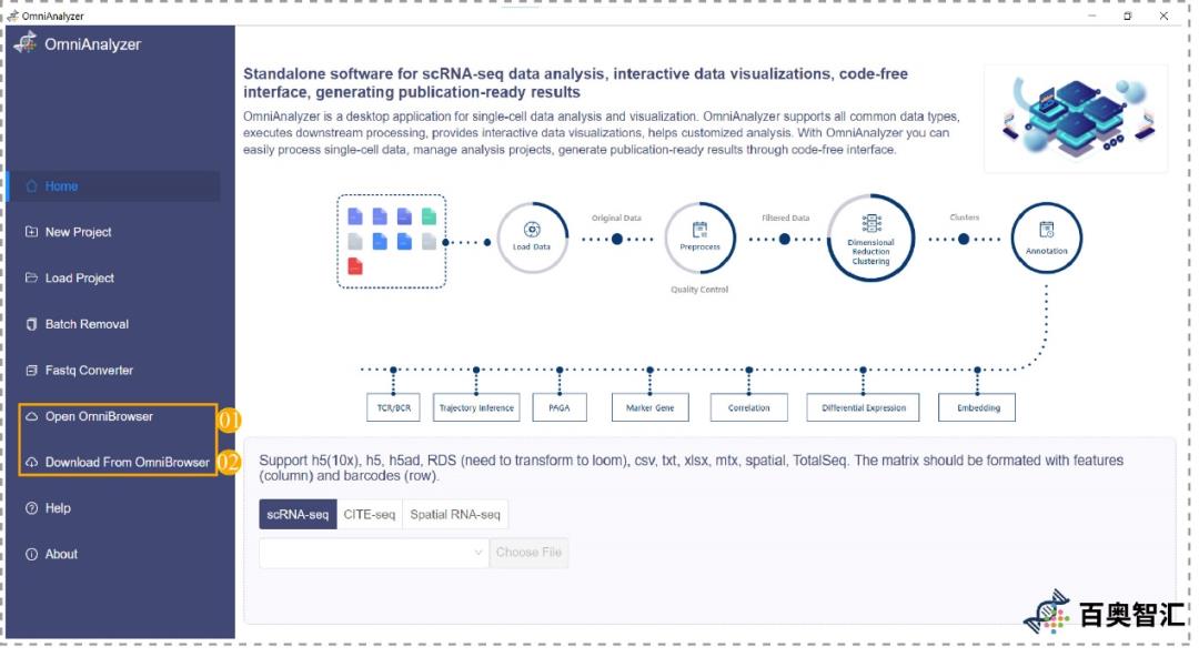 一站式单细胞数据分析软件-OmniAnalyzer全功能介绍（上）