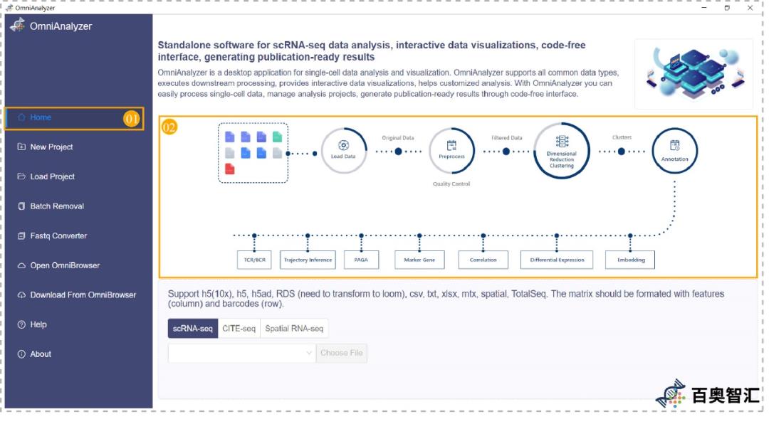 一站式单细胞数据分析软件-OmniAnalyzer全功能介绍（上）