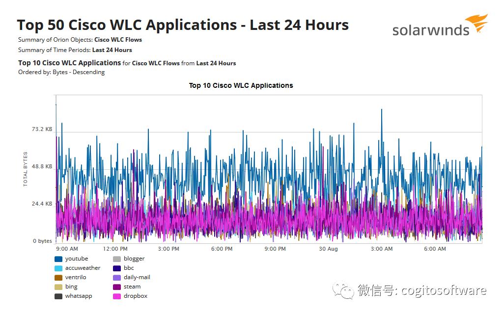 NetFlowTraffic Analyzer：NetFlow分析器和带宽监控软件