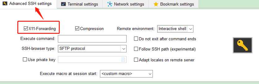 x11 forwarding