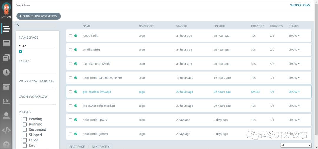 Argo Workflows-Kubernetes的工作流引擎