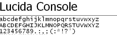 Lucida Console
