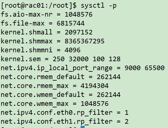 sysctl