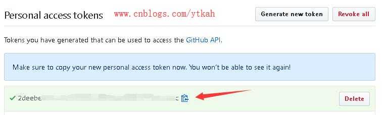 github ssh key token生成