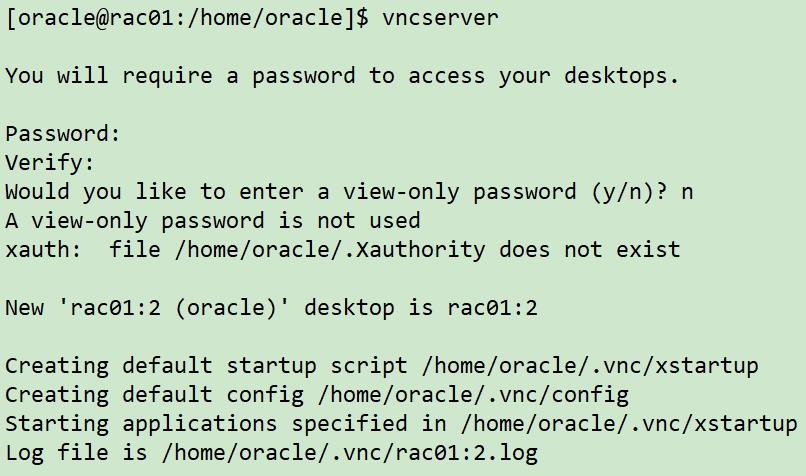 oracle vnc