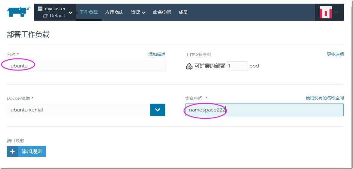 03-再在命名空间namespace222中创建一个工作负载