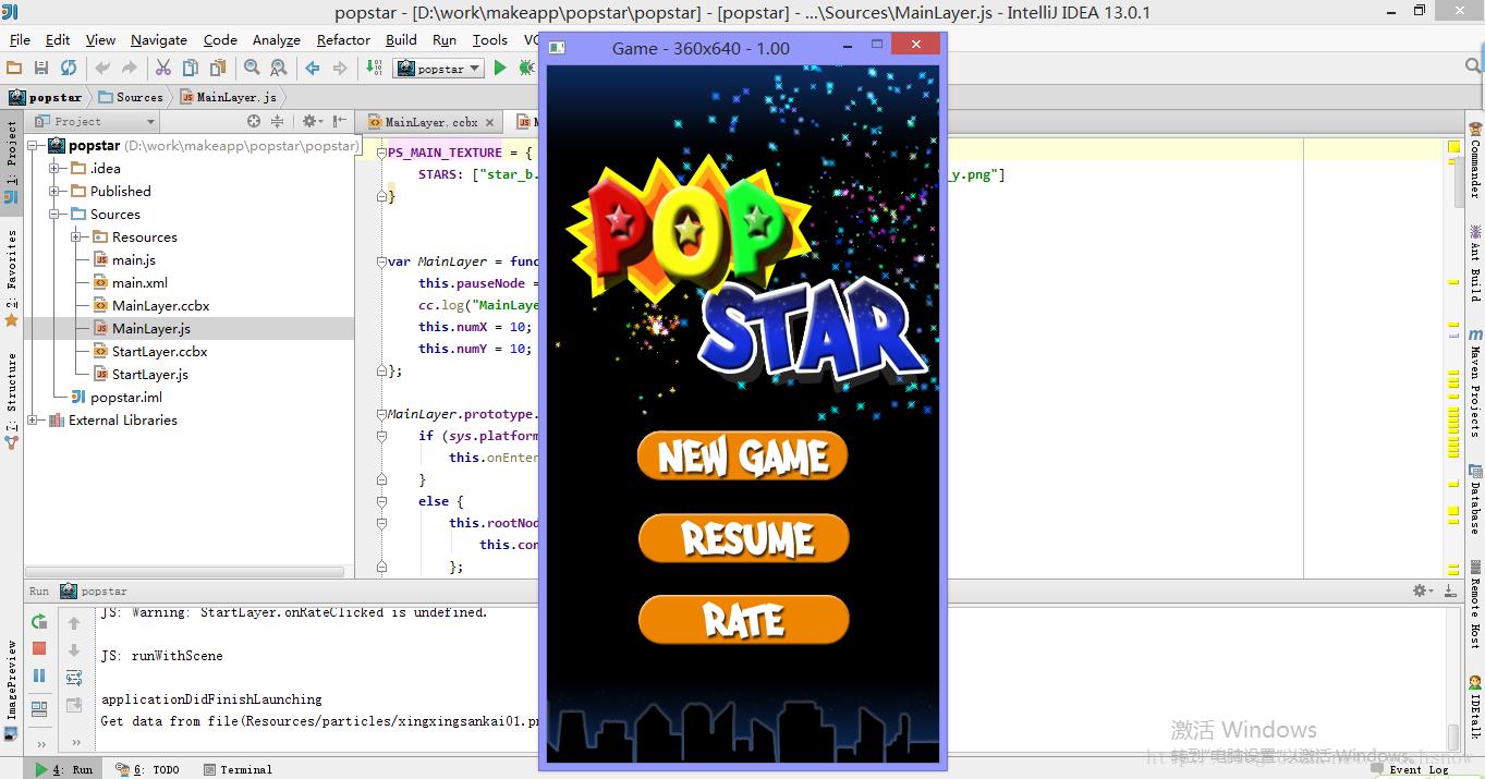 \'PopStar(消灭星星)游戏源代码下载、分析及跨平台移植—第一篇（界面）_PopStar\'