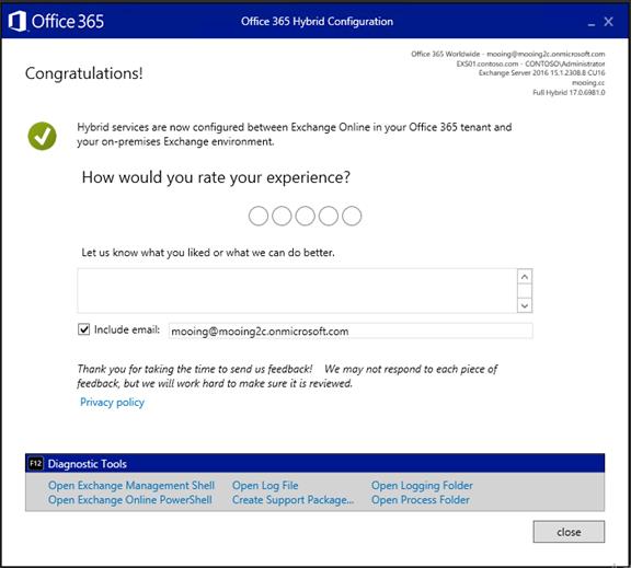 \'Office365混合部署实战系列教程四：配置混合部署_Office365混合部署_26\'