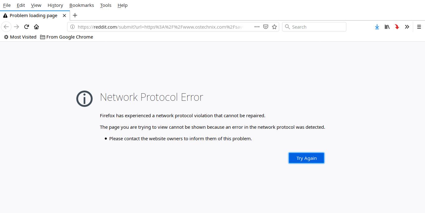 Firefox 中出现的 “Network Protocol Error”怎么办？Firefox 中出现的 “Network Protocol Error”怎么办？