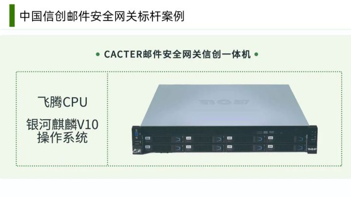 CACTER邮件安全网关信创一体机亮相首届数字政府建设峰会_解决方案_06