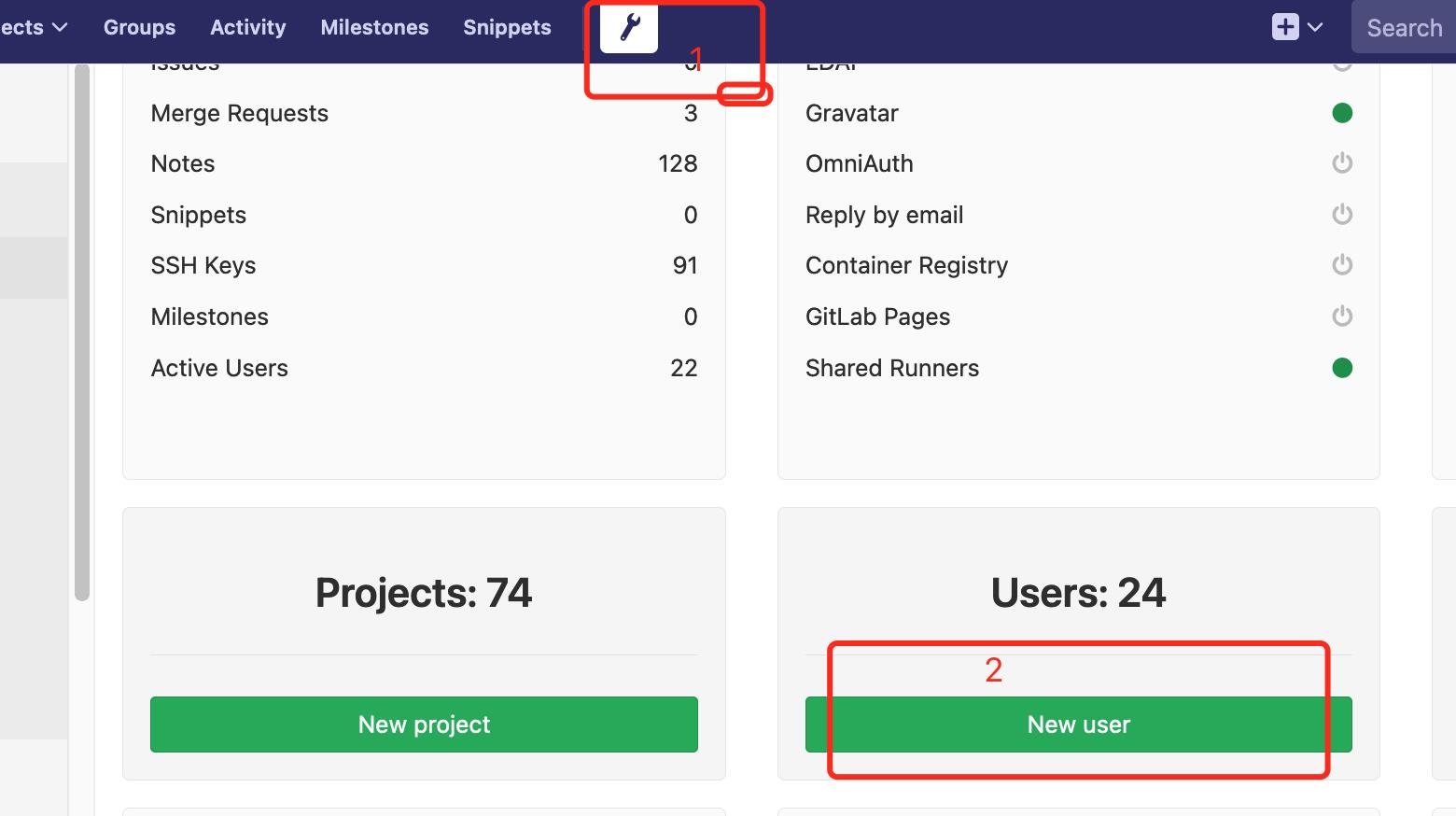 gitlab限制用户只能访问特定仓库_创建用户