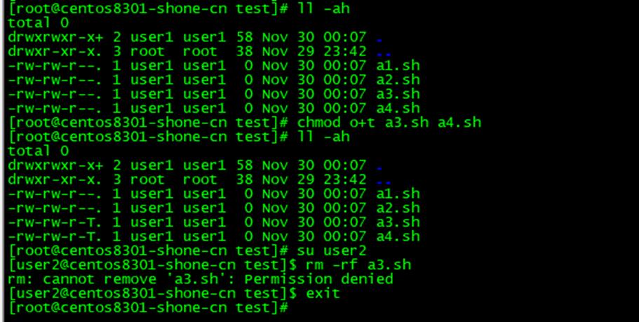 创建用户user1、user2、user3。在/data/下创建目录test_创建文件_06