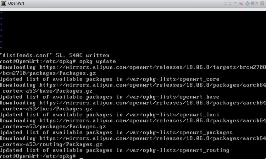 软路由openwrt中替换国内镜像源（以阿里云为例）_软路由_07