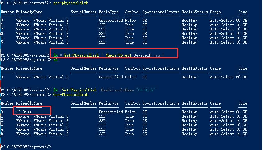 如何使用PowerShell获取物理磁盘的信息_生产环境_03