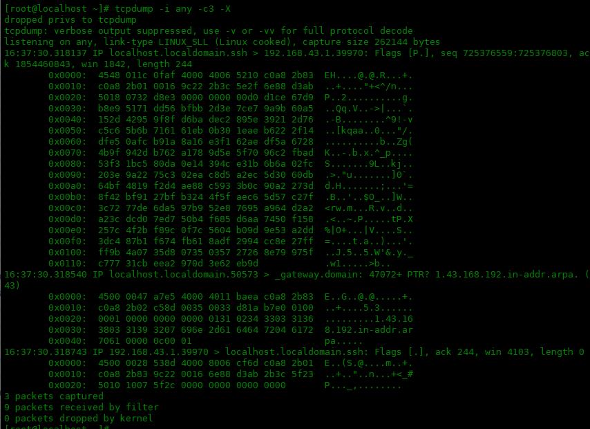 tcpdump