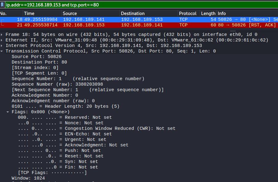 #yyds干货盘点#web安全day44：进阶！使用Nmap+Wireshark理解端口扫描_web安全_10