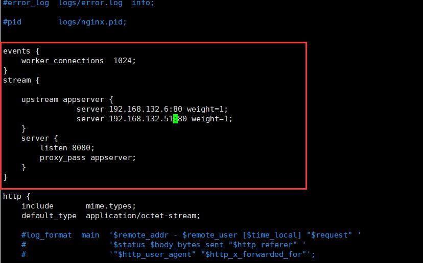 Nginx四层代理配置负载均衡和动静分离_nginx_03