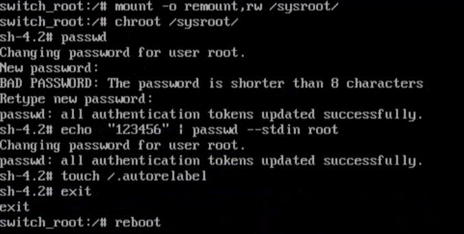 Linux重置root密码_Linux