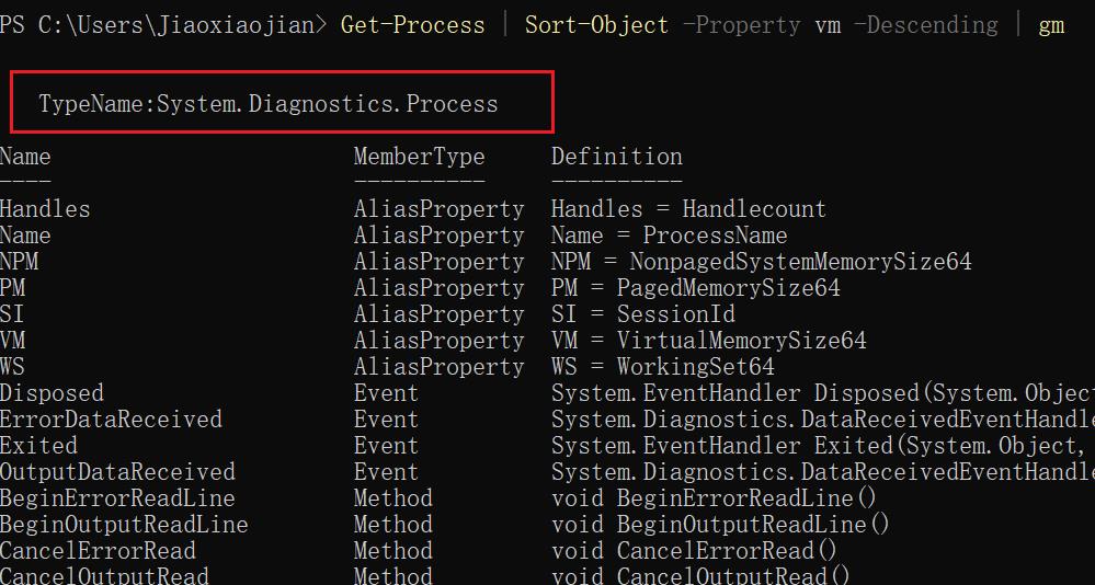 Powershell对象：数据的另一个名称_Powershell_04