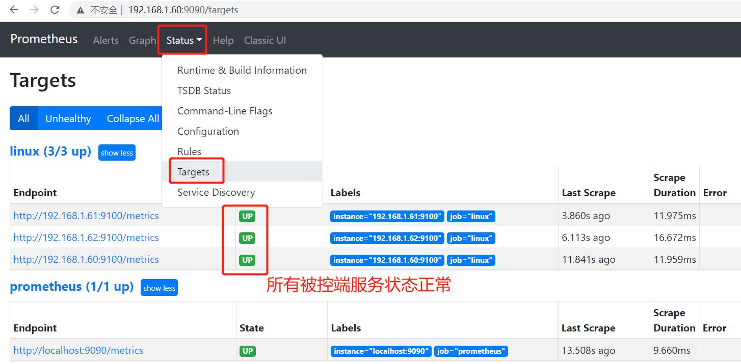 linux安装prometheus+grafana+alermanager_监控告警配置