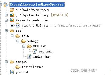 使用Maven搭建Struts2框架的开发环境_maven_05