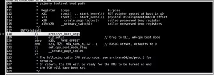 视频更新：代码分析8之单步调试ARM64启动汇编与重定位_链接地址_07