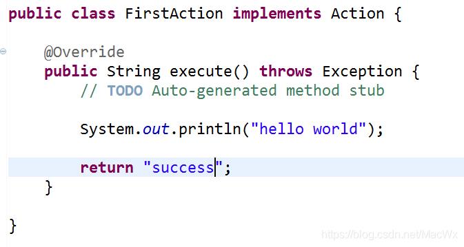 struts2中Action的三种开发编写形式，ActionSupport,POJO_execute()