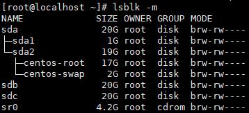 lsblk命令