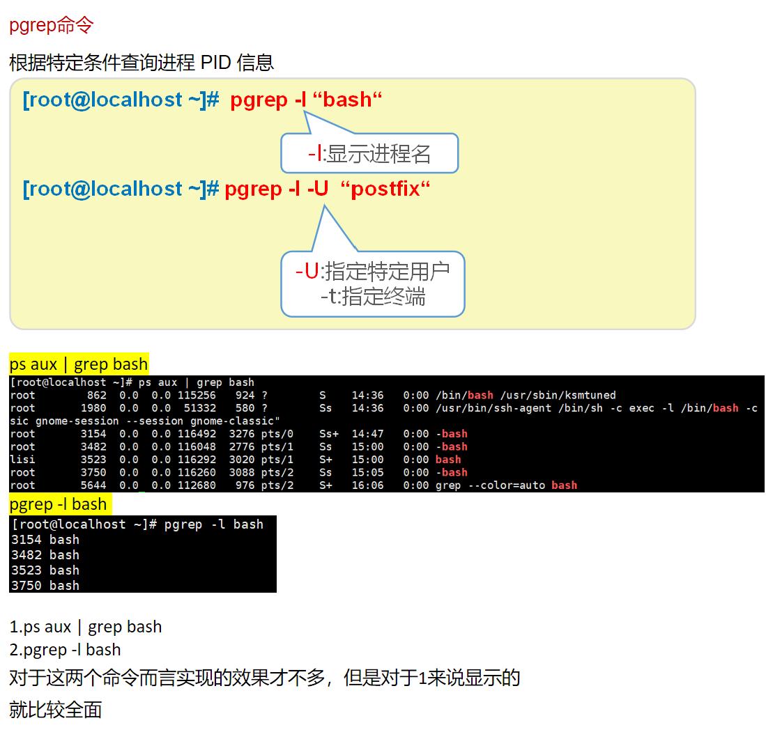 在linux中如果查看进程，不懂得点进来吧！另外附加了如何静态启动进程！_进程号_03