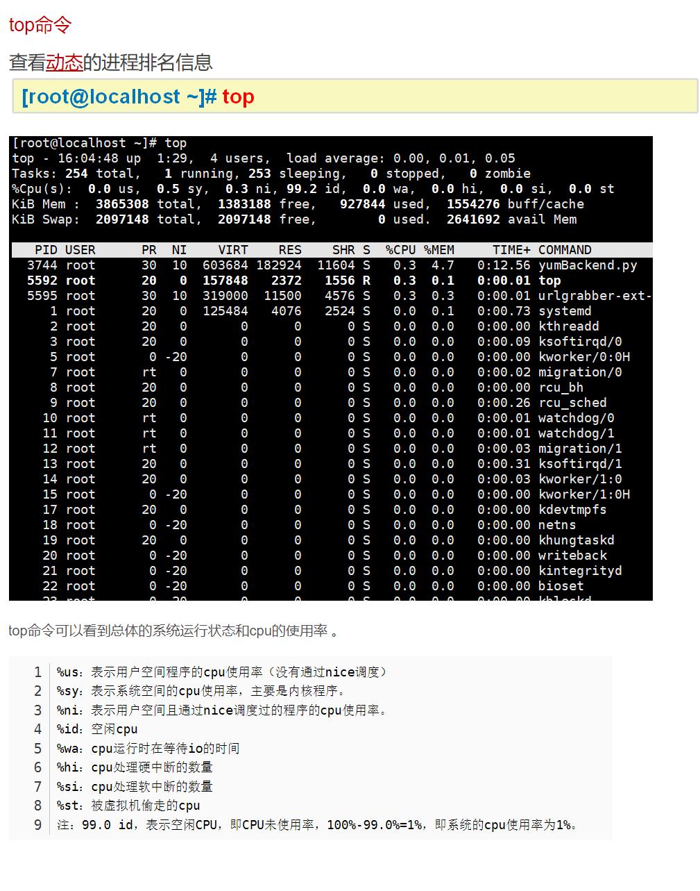 在linux中如果查看进程，不懂得点进来吧！另外附加了如何静态启动进程！_进程号_02