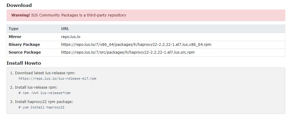 CentOS/RedHat下用自有或第三方源yum安装HAPROXY_第三方源yum安装HAPROXY_02