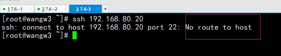 使用VMware字符界面设置防火墙实验_防火墙配置_17