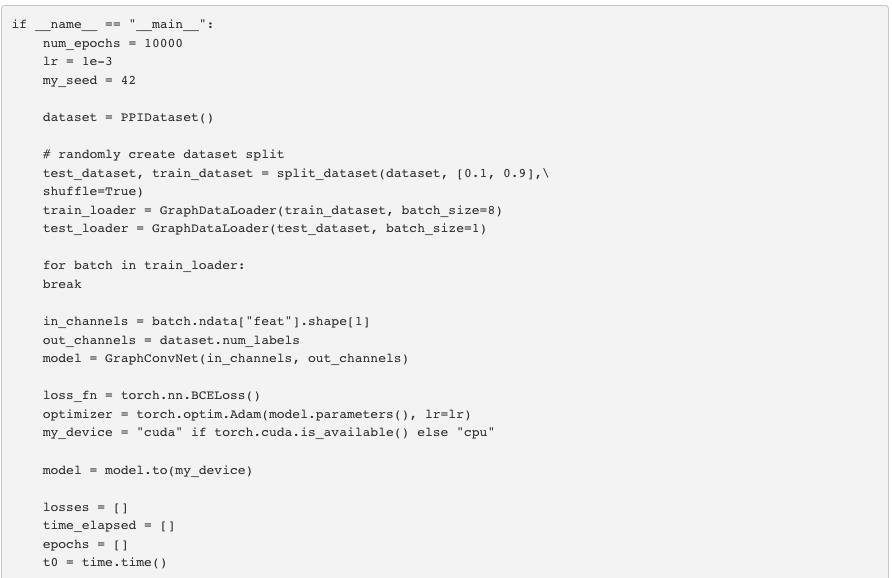 比较图神经网络PyTorch