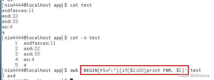 Linux系列：awk中if、for的使用_linux