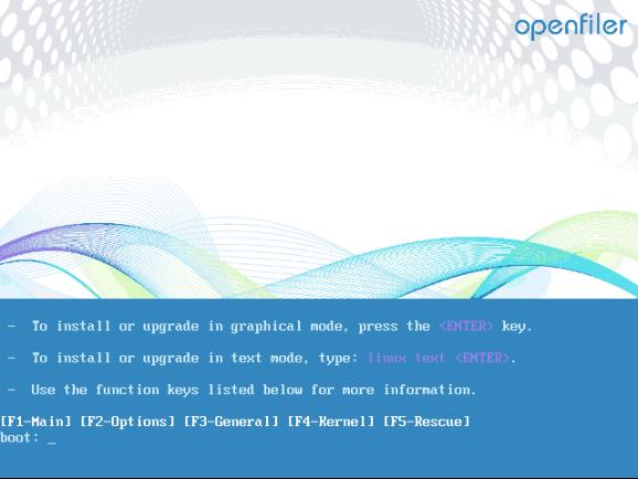 Openfiler安装配置