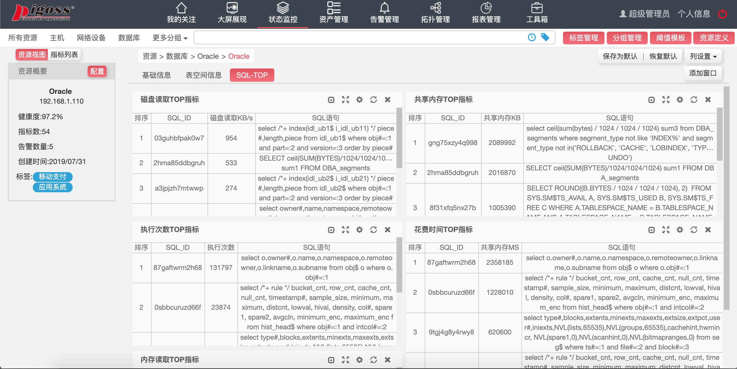 mysql数据库监控_mysql