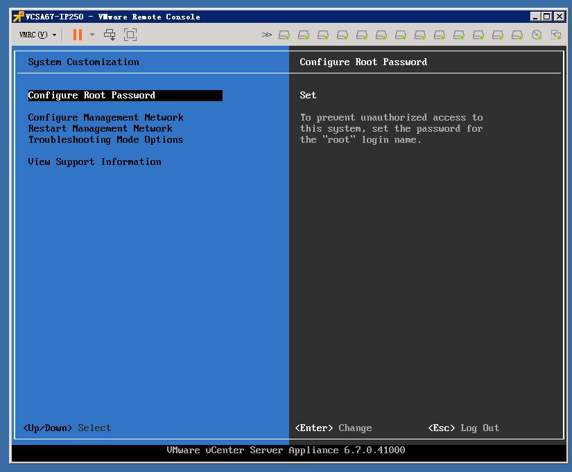 VMWare维护实践：处置VCSA6.7管理账号root密码过期_VCSA_03