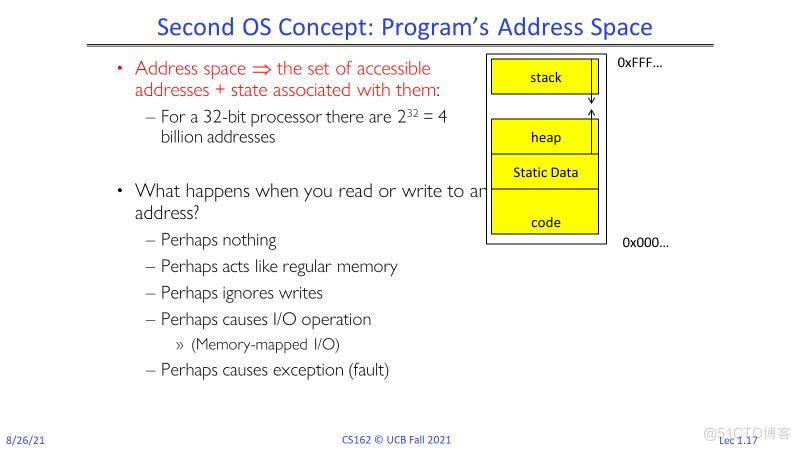 CS162操作系统课程第二课-4个核心OS概念_地址空间_10