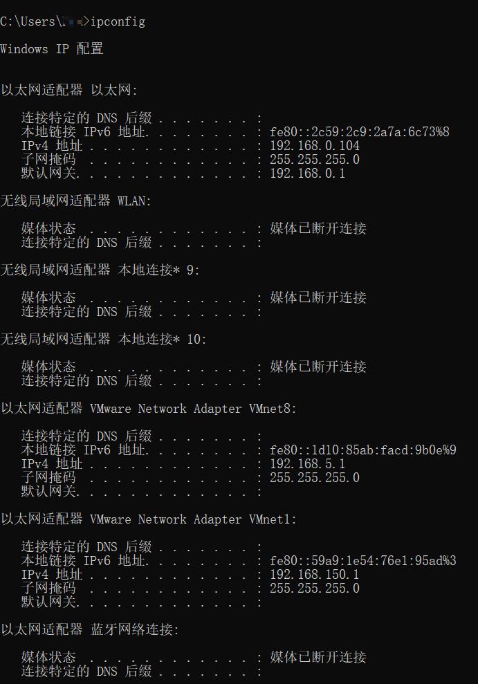 Windows命令--ipconfig--使用/详解_gnu_02