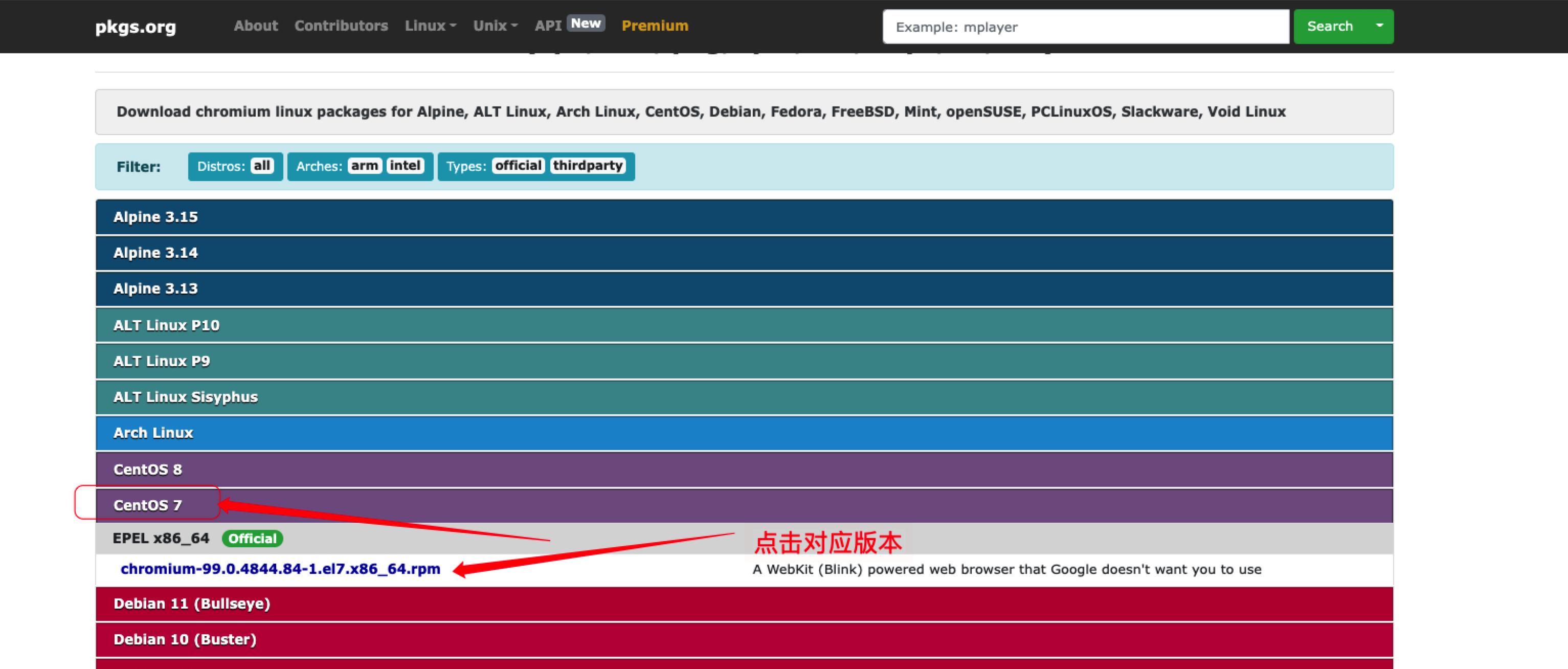 centos安装chromium_安装包