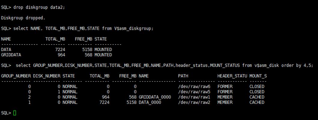 Oracle操作系列：ASM磁盘组添加删除磁盘实操_asm_14