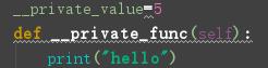 Python私有变量与私有方法_私有变量