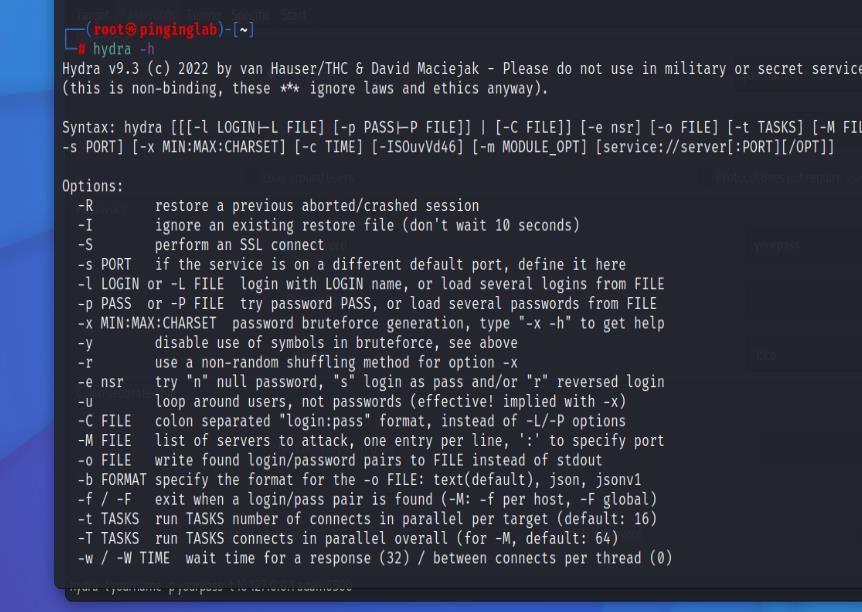 kali系统入门-Hydra的使用_web安全入门