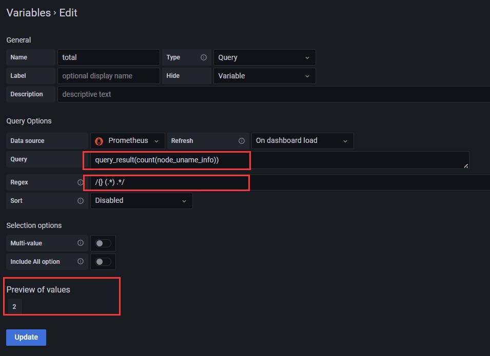 grafana仪表盘中针对prometheus设置全局变量_prometheus_15