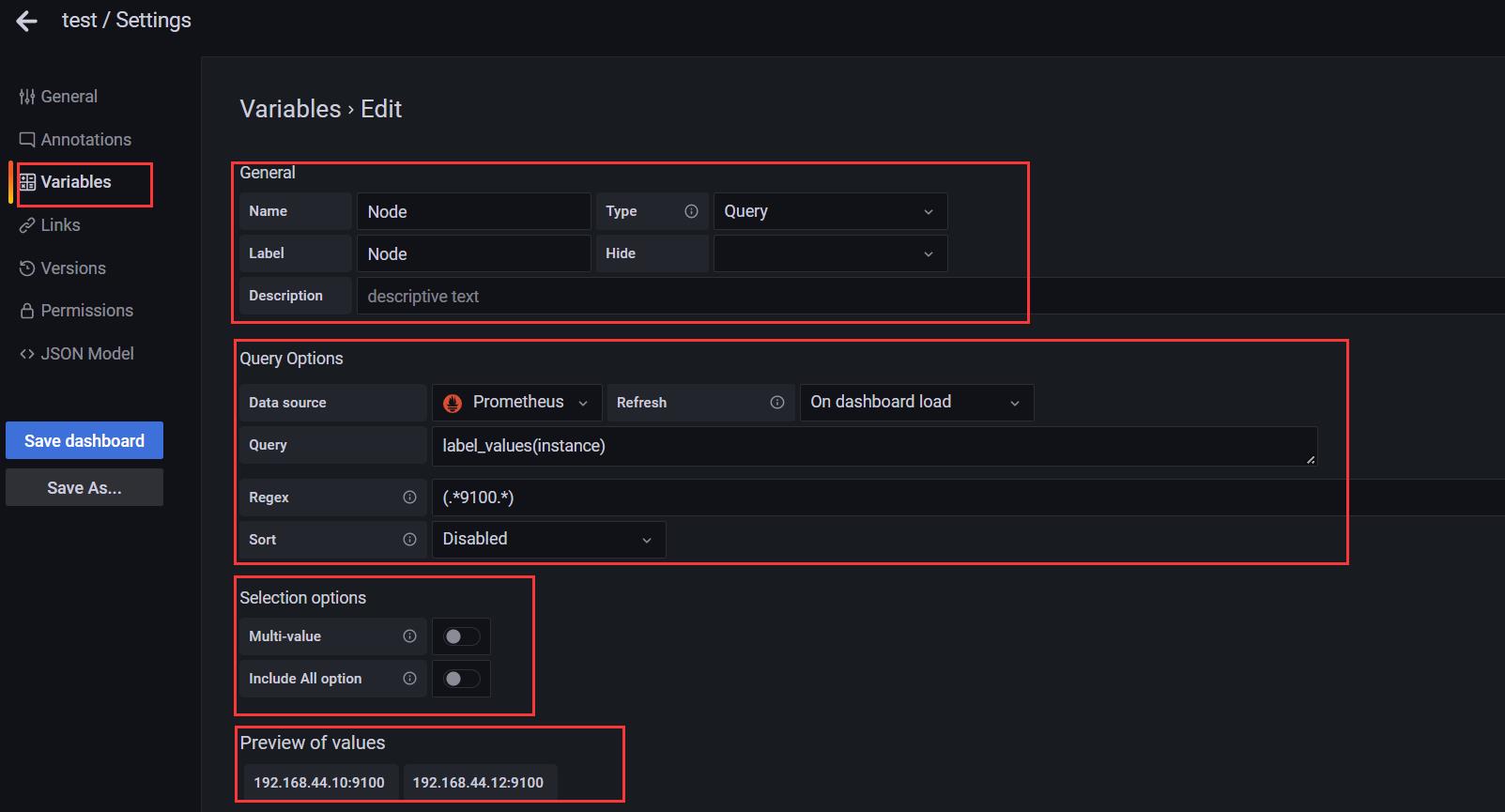 grafana仪表盘中针对prometheus设置全局变量_grafana设置变量