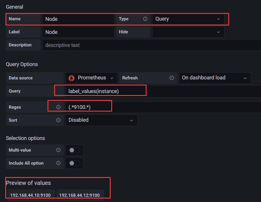 grafana仪表盘中针对prometheus设置全局变量_prometheus_02