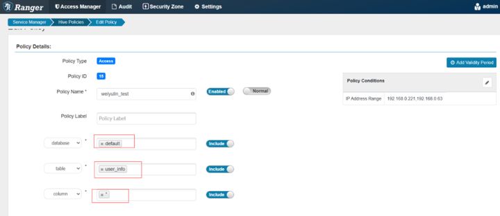 HDFS、Yarn、Hive…MRS中使用Ranger实现权限管理全栈式实践_hdfs_30