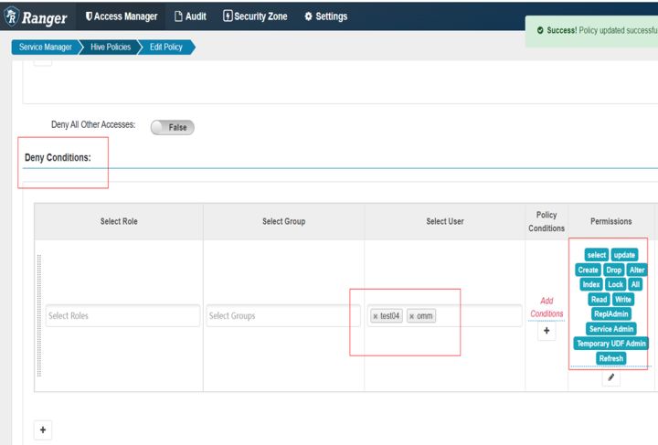 HDFS、Yarn、Hive…MRS中使用Ranger实现权限管理全栈式实践_权限管理_50